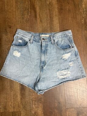 Levi's High Rise Mom Shorts